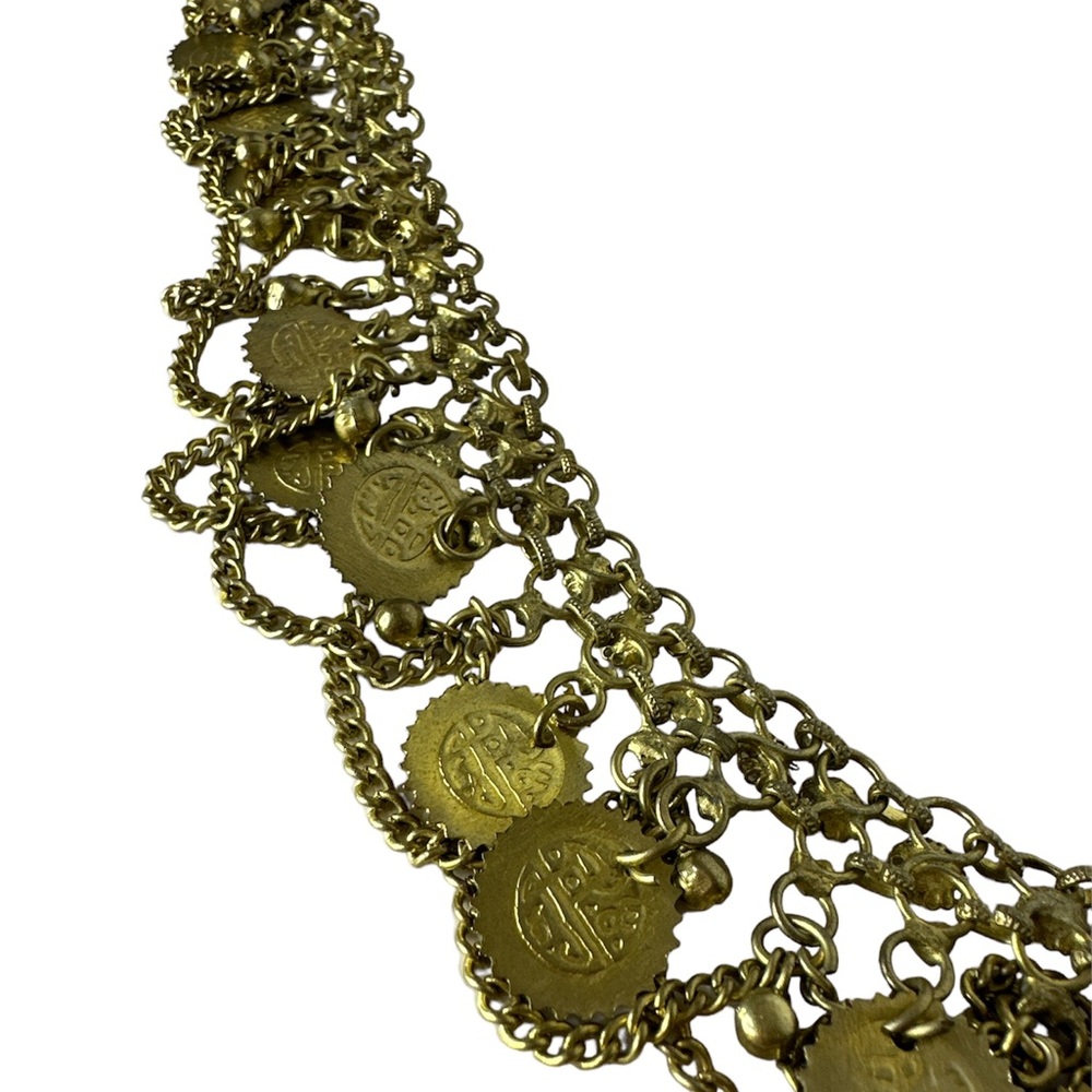 Metal Belly Dance Coin Belt OS - Picture 2 of 5